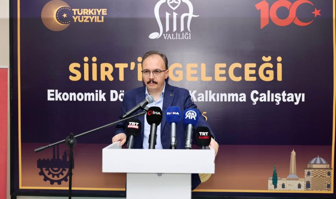 SİİRT’İN GELECEĞİ: EKONOMİK DÖNÜŞÜM VE KALKINMA ÇALIŞTAYI GERÇEKLEŞTİRİLDİ