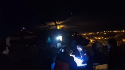 Yüksekten Düşen Şahıs, Jandarma Helikopteriyle Hastaneye Sevk Edildi